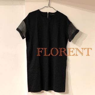 フローレント(FLORENT)の【美品】FLORENT シャツ ワンピ(Tシャツ(半袖/袖なし))