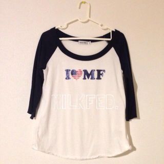 ミルクフェド(MILKFED.)の再値下げ◎ロゴTシャツ(Tシャツ(長袖/七分))