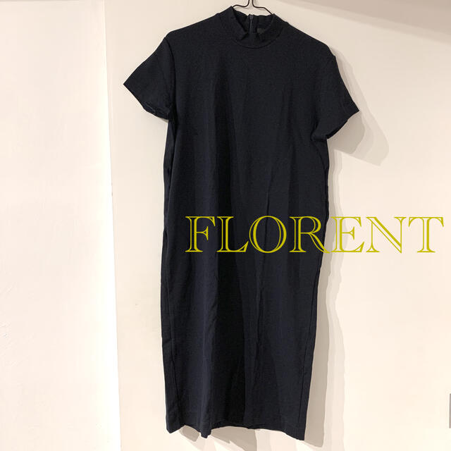 FLORENT(フローレント)の【美品】FLORENT ワンピ　ネイビー レディースのワンピース(ひざ丈ワンピース)の商品写真