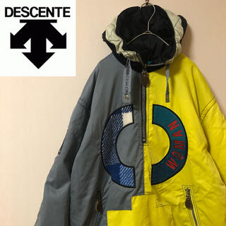 デサント(DESCENTE)の【超激レア古着！】90s デサント ド派手 ナイロンジャケット Lサイズ相当(ナイロンジャケット)