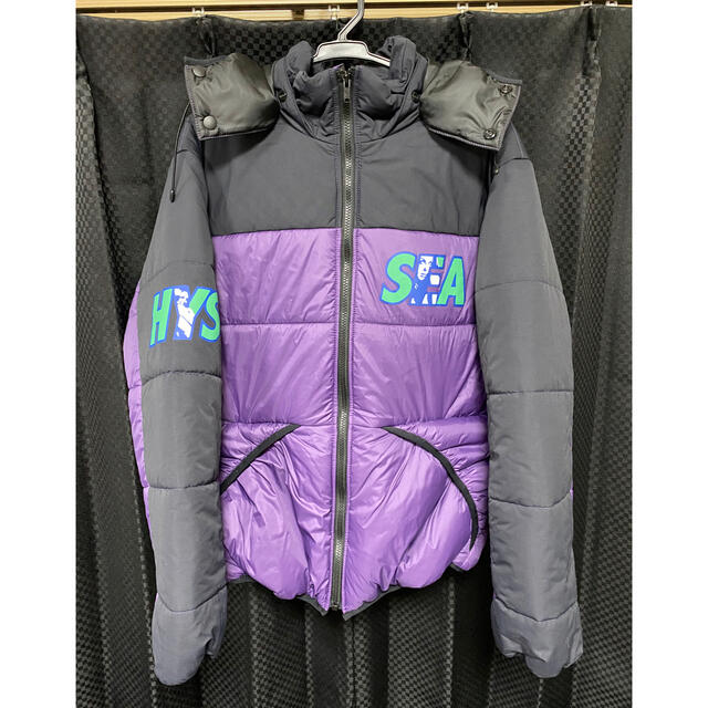 HYS X WDS PRIMALOFT HOODIE / PURPLE M