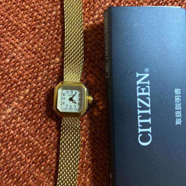 CITIZEN - シチズン Kii ゴールドスクエア チェーンベルトの通販 by