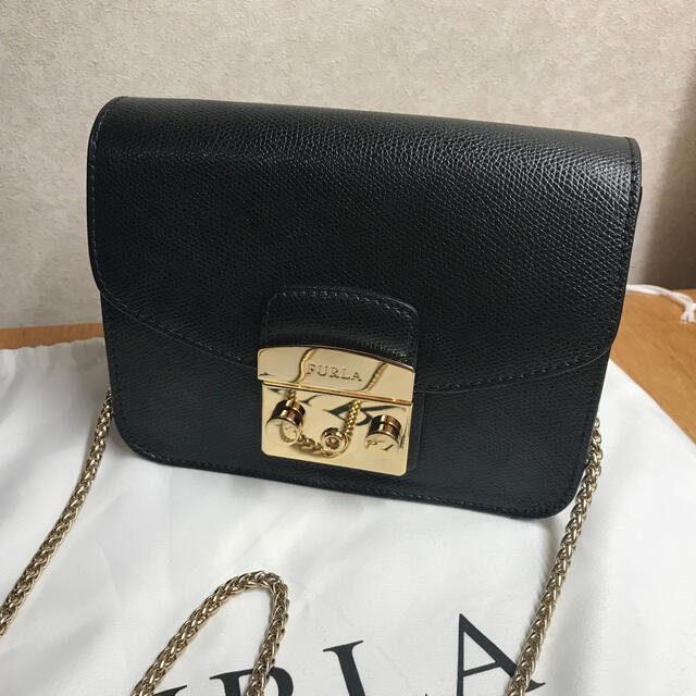 FURLA - FURLA ショルダーバック黒