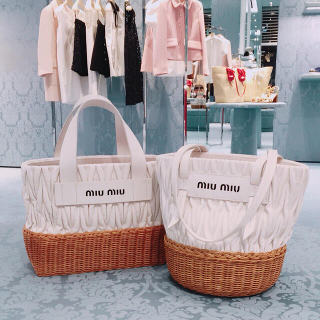 miumiu  カゴバッグ