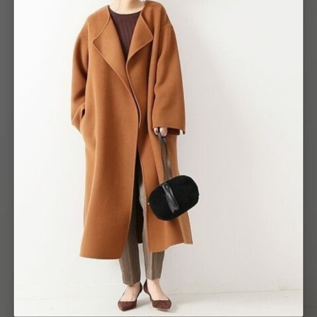 Spick&Span Oggi掲載ビーバーフォールドラペルコート 楽天 7840円引き