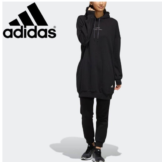 adidas アディダス ロングパーカースウェット