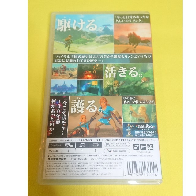 Nintendo Switch(ニンテンドースイッチ)のゼルダの伝説 ブレス オブ ザ ワイルド ニンテンドースイッチ ソフト エンタメ/ホビーのゲームソフト/ゲーム機本体(家庭用ゲームソフト)の商品写真