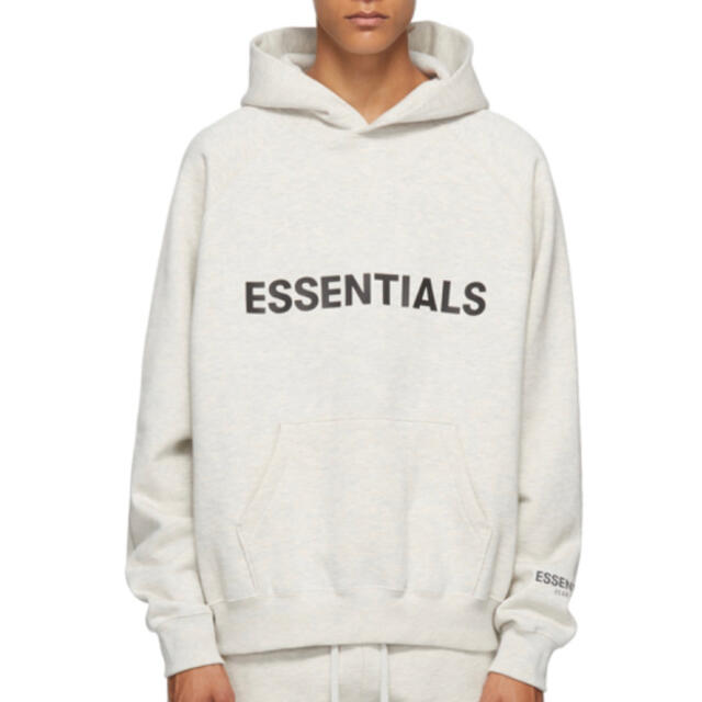 Mサイズ FEAR OF GOD ESSENTIALS パーカー ヘザーグレー 1