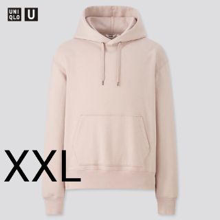 ユニクロ(UNIQLO)のユニクロU スウェットプルパーカ　XXL ピンク(パーカー)