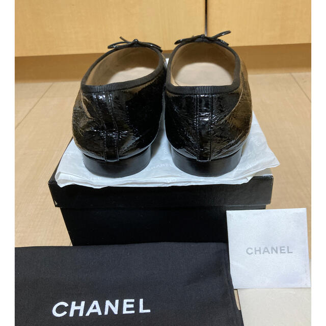 CHANEL(シャネル)のお値下げ★CHANELシャネル★バレエフラットシューズ　ブラック レディースの靴/シューズ(バレエシューズ)の商品写真