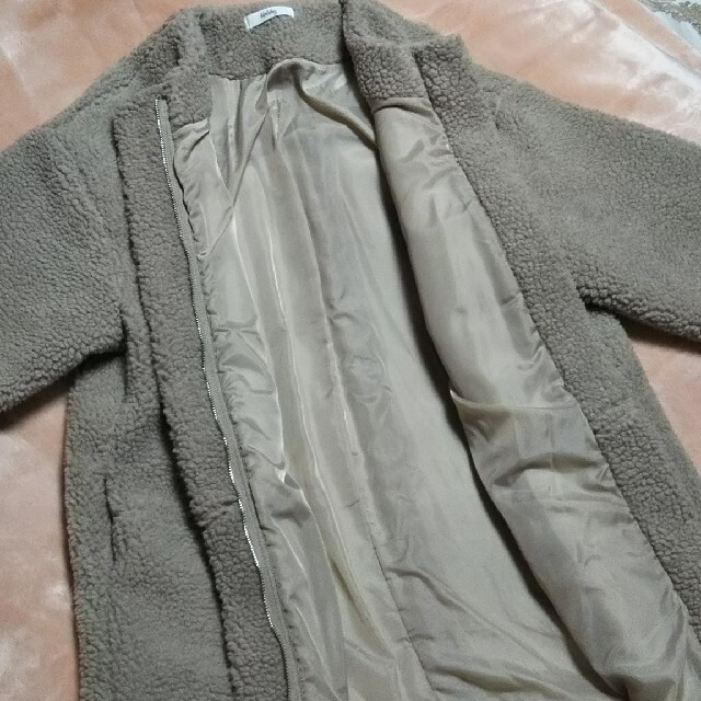 Auntie Rosa(アンティローザ)のぬー様専用  アンティローザ  ボアコート  フリーサイズ レディースのジャケット/アウター(ロングコート)の商品写真