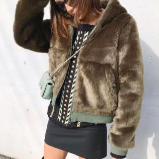 ザラ(ZARA)のエコファーコート　Vicent(毛皮/ファーコート)