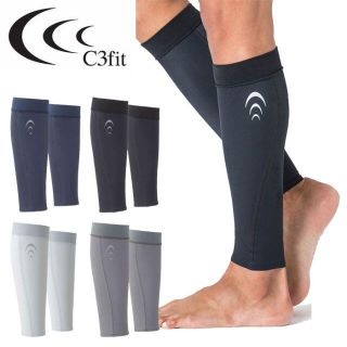 シースリーフィット(C3fit)の新品 Sサイズ C3fit ふくらはぎサポーター・ふくらはぎギタイツ 黒色(ウェア)