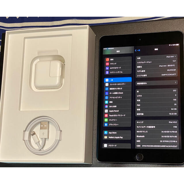 iPad mini5 Cellular 64GB Space Grayおまけ付き iPad mini5 Cellular 64GB Space Grayおまけ付き