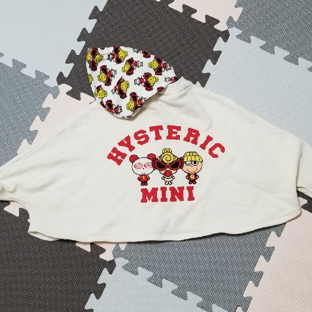 HYSTERIC MINI(ヒステリックミニ)のヒステリックミニ💗ポンチョ キッズ/ベビー/マタニティのベビー服(~85cm)(カーディガン/ボレロ)の商品写真