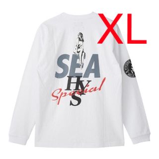 シー(SEA)のHYSTERIC GLAMOUR × WDS L/S T-SHIRT XL(Tシャツ/カットソー(七分/長袖))