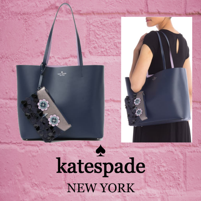 kate spade NEW YORK - ★SALE☆【kate spade】レザージビミディアムトートバッグ