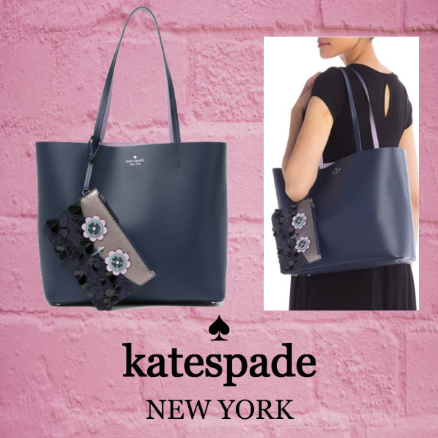 ★SALE☆【kate spade】レザージビミディアムトートバッグ