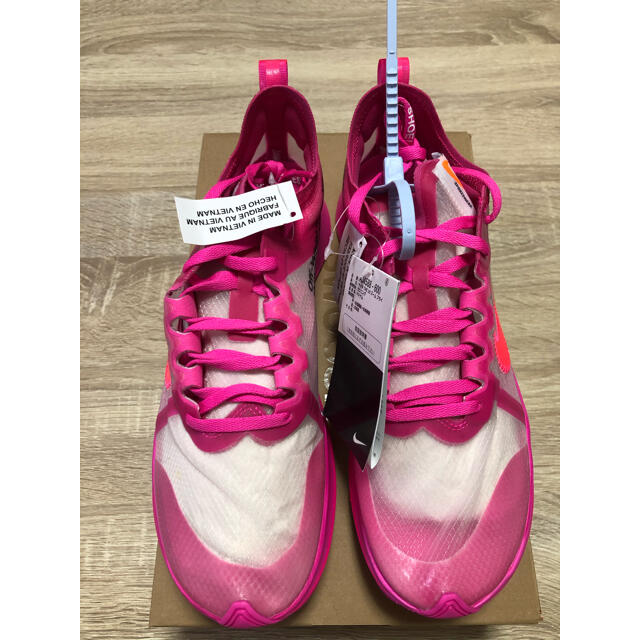 NIKE(ナイキ)のNIKE×off-white zoomfly PINK 26.5cm  メンズの靴/シューズ(スニーカー)の商品写真