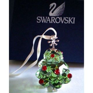 スワロフスキー(SWAROVSKI)の新品★未使用クリスマスオーナメント 高級置物クリスマスツリー オーナメント 卓上(ガラス)