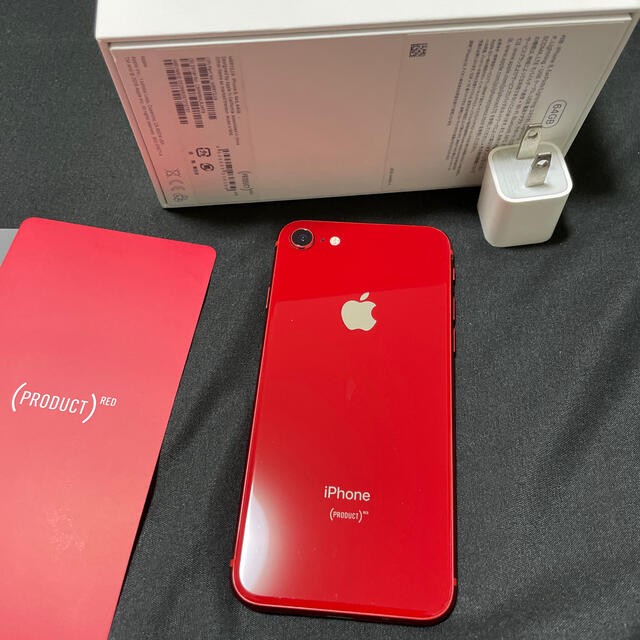 iPhone 8 64GB 本体 レッド Red 正規品 SIMフリー アップル www