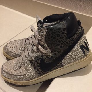 NIKE ナイキ サイズ:27.5cm TERMINATOR HI PREMIUM (307893-261) 2008年 ターミネーター ハイ プレミアム セメント エレファント ダークオーク チームレッド US9.5 ハイカット スニーカー シューズ 靴 【メンズ】