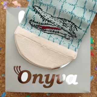 バーニーズニューヨーク(BARNEYS NEW YORK)の【新品・箱付】オニヴァ onyva ワニソックス(ソックス)