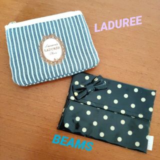 ラデュレ(LADUREE)のLADUREE ティッシュポーチ BEAMS ティッシュケース(ポーチ)