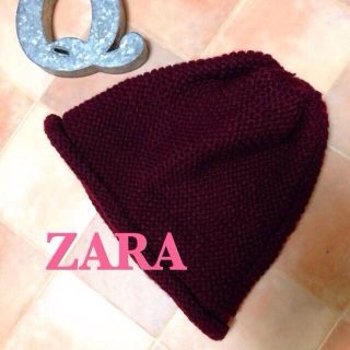 ザラ(ZARA)の48☆ZARAニット帽(ニット帽/ビーニー)