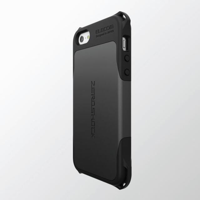 ELECOM(エレコム)のiPhone SE / 5s /5用ZEROSHOCKケース スマホ/家電/カメラのスマホアクセサリー(iPhoneケース)の商品写真