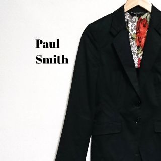 ポールスミス(Paul Smith)の美シルエット☆ 上質 ポールスミス ジャケット テーラード ブラック レディース(テーラードジャケット)