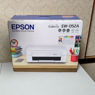 新品 EPSON プリンター インクジェット複合機 カラリオ EW-052A(PC周辺機器)