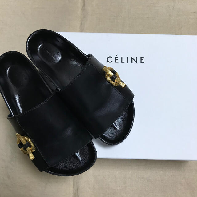 celineセリーヌボクシーサンダルフィビーファイロ冬季価格です❗️希少-