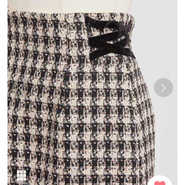 Noela(ノエラ)のNoela♡チェックツィードペンシルスカート レディースのスカート(ひざ丈スカート)の商品写真
