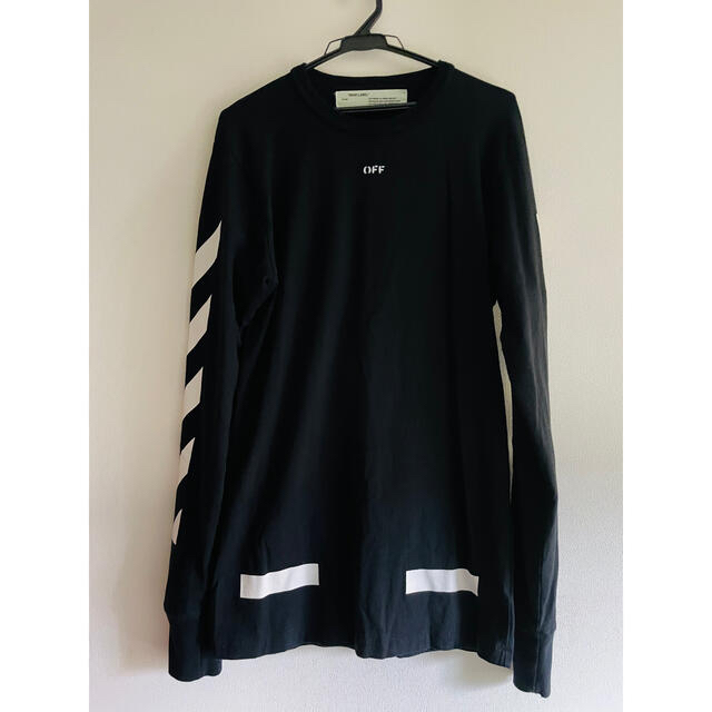 17AW OFF-WHITE ロングTシャツTシャツ/カットソー(七分/長袖)