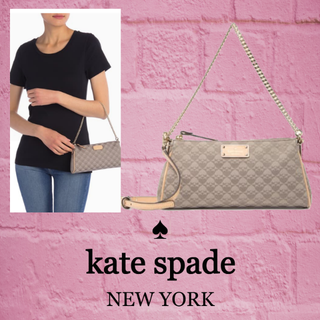 ケイトスペードニューヨーク(kate spade new york)の★SALE☆【kate spade】キルティング デニムネダ　長財布(トートバッグ)