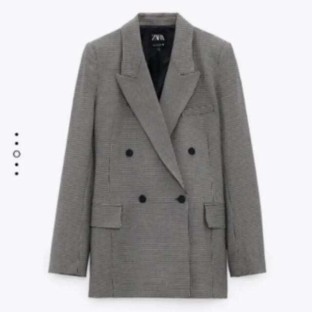 レディースZARA チェック柄ブレザー　Sサイズ