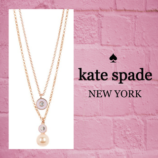 ケイトスペードニューヨーク(kate spade new york)の★SALE☆【kate spade】ダブルペンダントレイヤードネックレス(ネックレス)