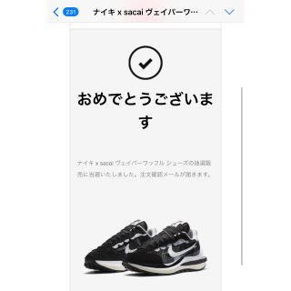 ナイキ(NIKE)のsacai nike (スニーカー)