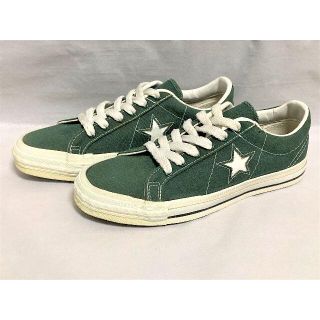 コンバース One Star スニーカー メンズ グリーン カーキ 緑色系 の通販 点 Converseのメンズを買うならラクマ