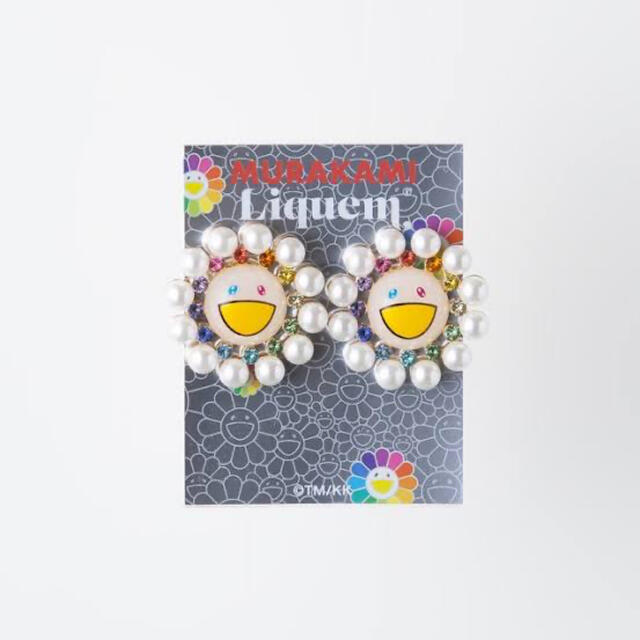 Supreme(シュプリーム)の村上隆 Liquem お花ピアス レディースのアクセサリー(ピアス)の商品写真