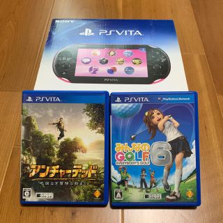 プレイステーションヴィータ(PlayStation Vita)のPlayStation Vita PCH-2000 Pink/Black(携帯用ゲーム機本体)