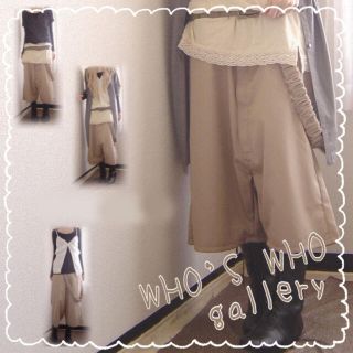 フーズフーギャラリー(WHO'S WHO gallery)のWHO'S WHO gallery サルエルサスペンダーパンツ(カジュアルパンツ)