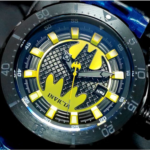$1795 インビクタ 高級腕時計 バットマン 全身ブラック 自動巻き 限定！