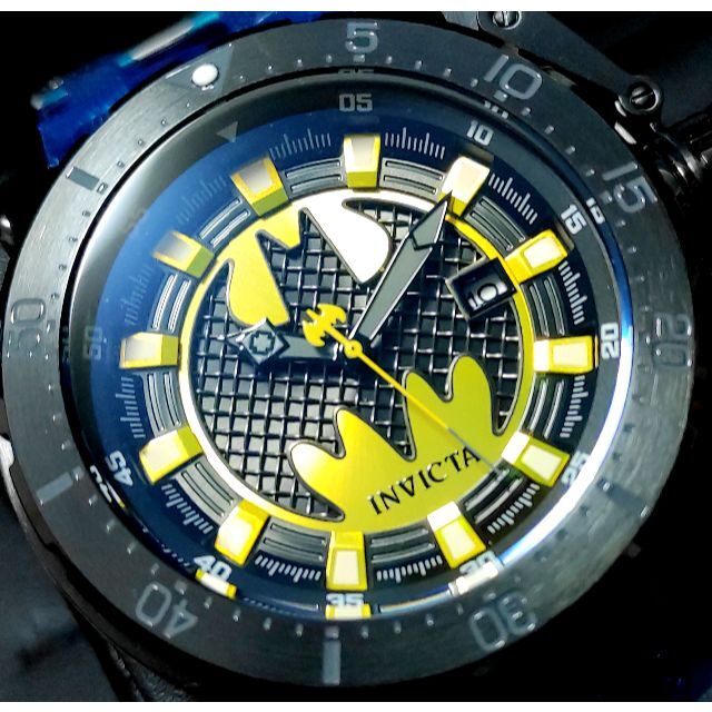 INVICTA - $1795 インビクタ 高級腕時計 バットマン 全身ブラック 自動