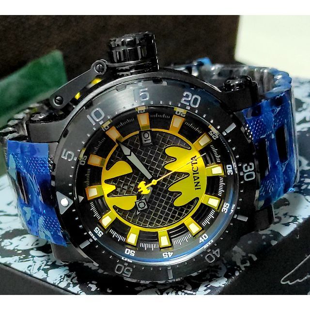 INVICTA - $1795 インビクタ 高級腕時計 バットマン 全身ブラック 自動