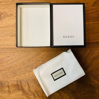 グッチ(Gucci)のGUCCI名刺入れ用空箱、保存袋(ショップ袋)