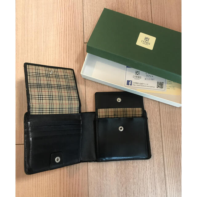 BURBERRY BLACK LABEL(バーバリーブラックレーベル)のバーバリー財布　キプリス箱付き メンズのファッション小物(折り財布)の商品写真