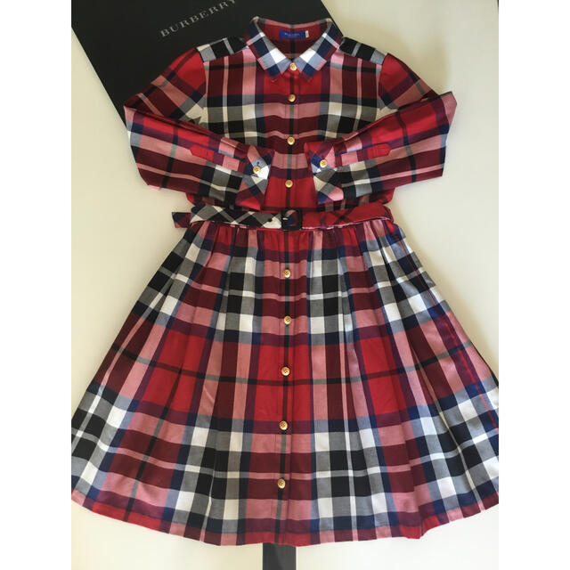 【12月スーパーSALE 15%OFF】 BLUE BURBERRY LABEL シャツワンピース LABEL⭐️チェックワンピース BLUE BURBERRY - ひざ丈ワンピース 【12月スーパーSALE 15%OFF】 BLUE BURBERRY LABEL シャツワンピース LABEL⭐️チェックワンピース BLUE BURBERRY - ひざ丈ワンピース