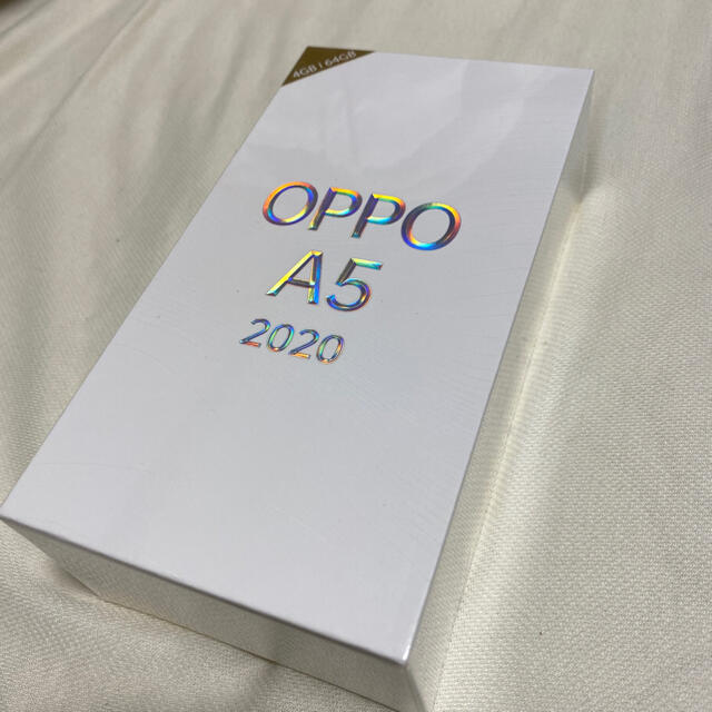 残債無し【新品未使用】オッポ　Oppo A5 2020 ブルー